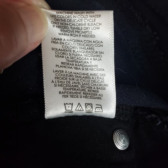 Cabi grey floral print skinny stretch 5 pocket jeans size 6 - Picture 5 of 6